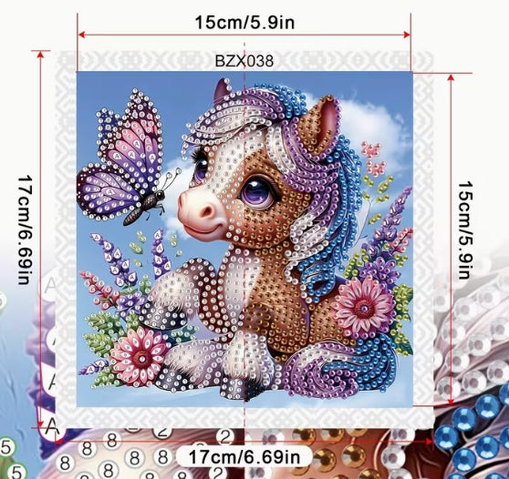 Diamond Painting Kit 17by17 (6.69in x 6.69in)