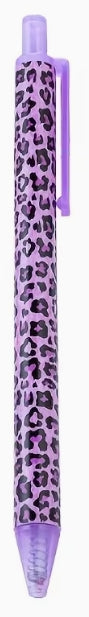 Leopard Print Retractable Ballpoint Pen