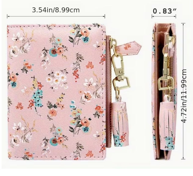 Slim Bi-Fold Wallet with Tassel