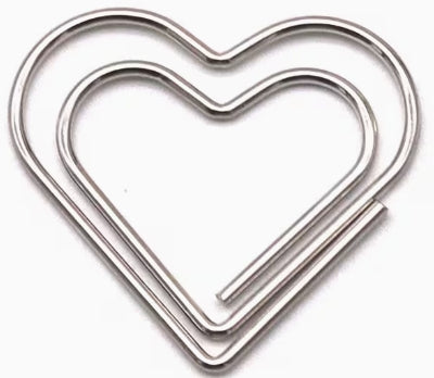 Heart-Shaped Paper Clips