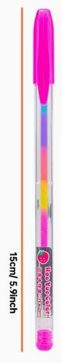 Metallic Glitter Rainbow Gradient Pen