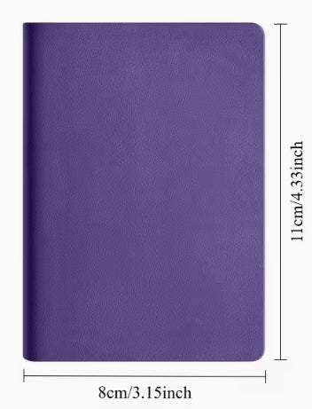 Mini Soft Cover Faux Leather Notebook