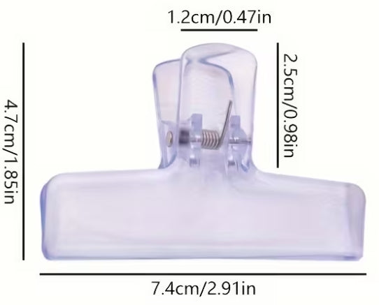 Transparent Acrylic Clip