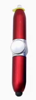 Fingertip LED Light Rotating Gyro Pen