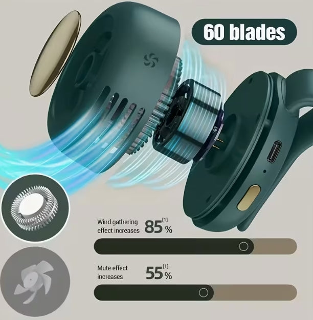 Portable Clip-On Neck Fan