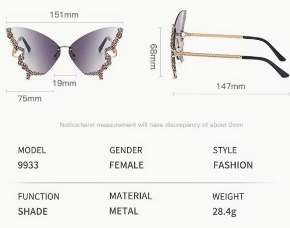 Butterfly Shaped Glasses