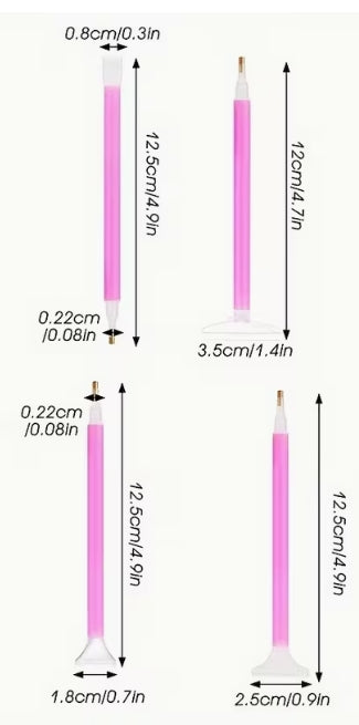 DIY Diamond Painting Pen Artificial 5D Diamond Embroidery Point Drill Pen Set