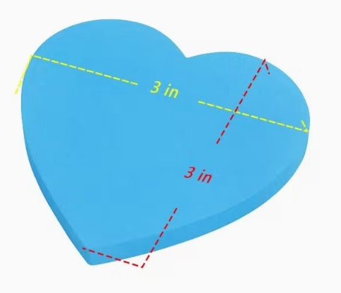 Heart Shape Sticky Notes