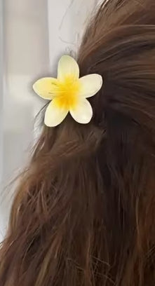 Mini Jelly Bohemian Flower Hair Clip