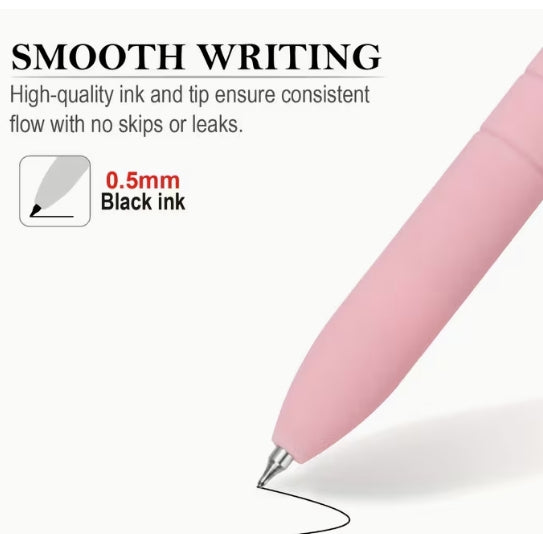 Veelar Vintage Gel Pen with Silver Ball Clip