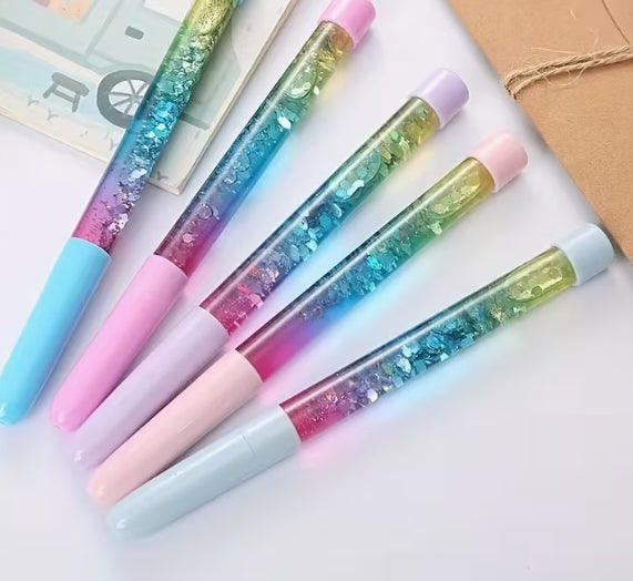 Magical Gel Pen with Glitter Globe Design