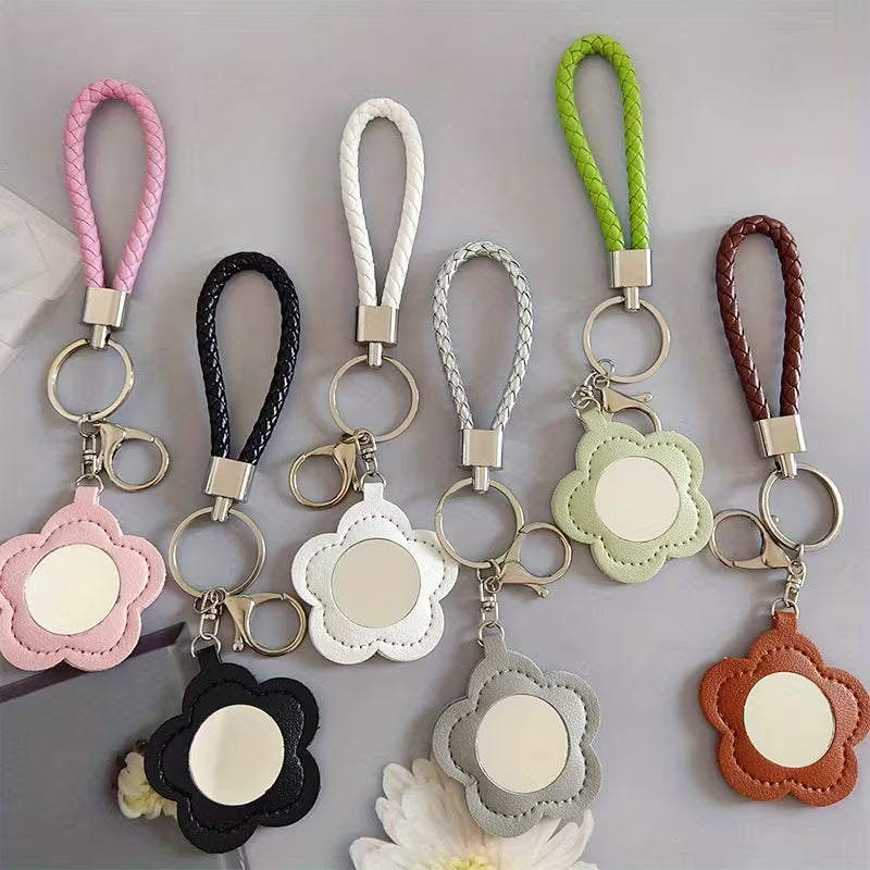 Flower Mirror Wristlet