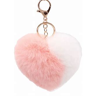 Plush Heart Pom-Pom