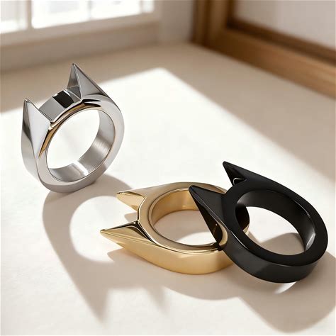 Self Defense Kitty Ring