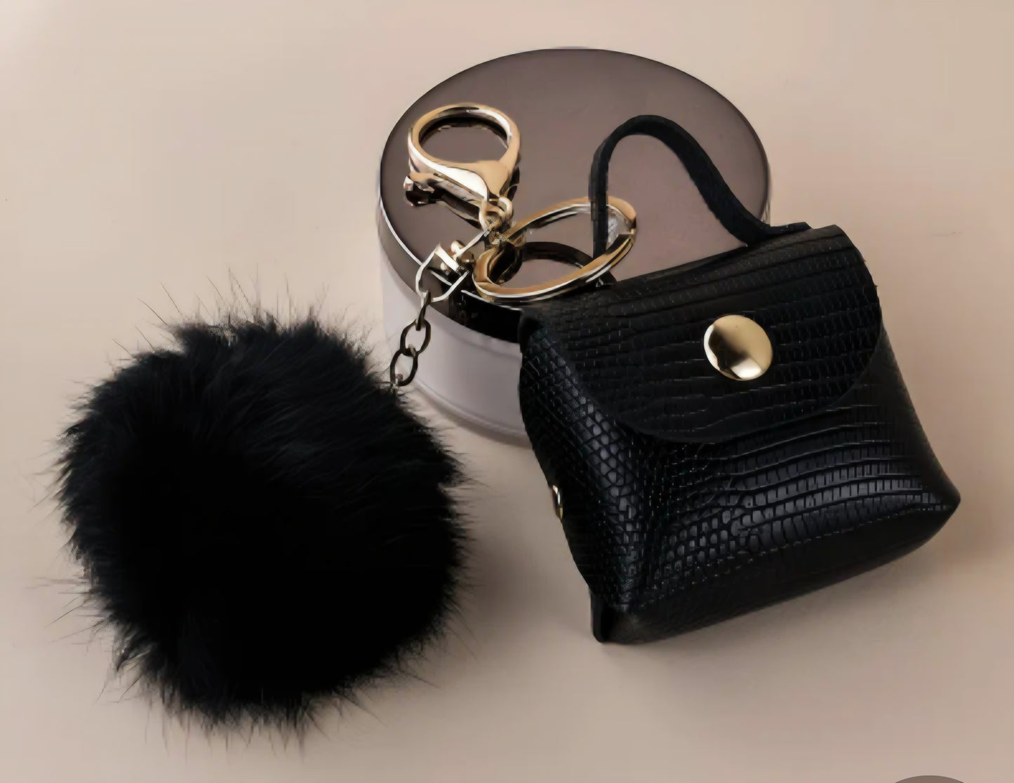 Mini Coin pouch and Pom-Pom Duo- 2pc