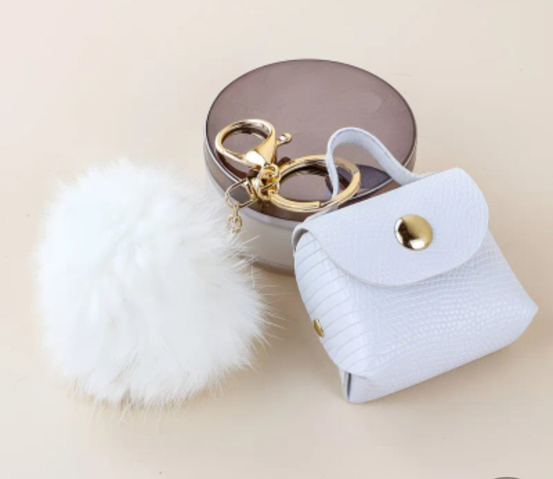 Mini Coin pouch and Pom-Pom Duo- 2pc