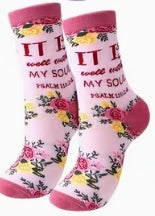Christian Bible Verse Socks