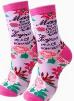 Christian Bible Verse Socks