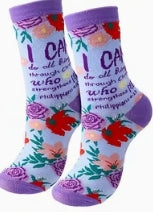 Christian Bible Verse Socks