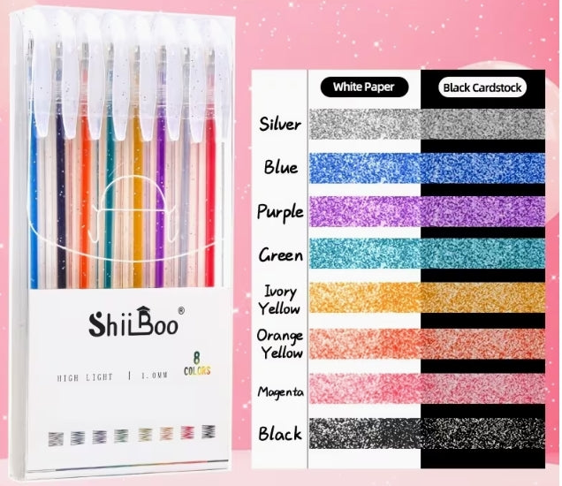 Glitter Stary Jelly Pen