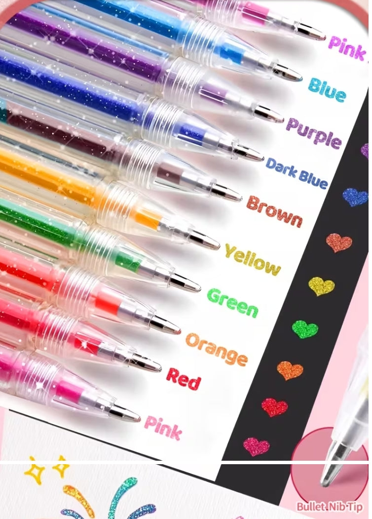 Glitter Stary Jelly Pen
