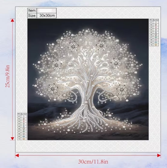 Diamond Painting Kit 30cm x 30cm (11.8in x 11.8in)