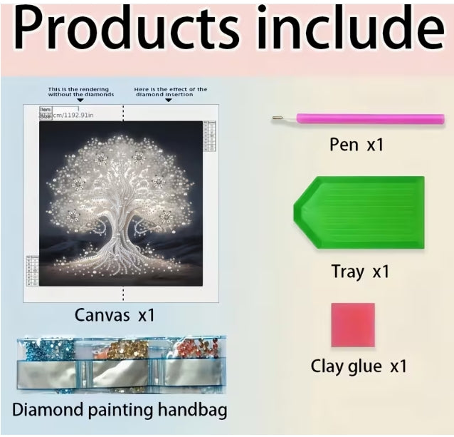 Diamond Painting Kit 30cm x 30cm (11.8in x 11.8in)