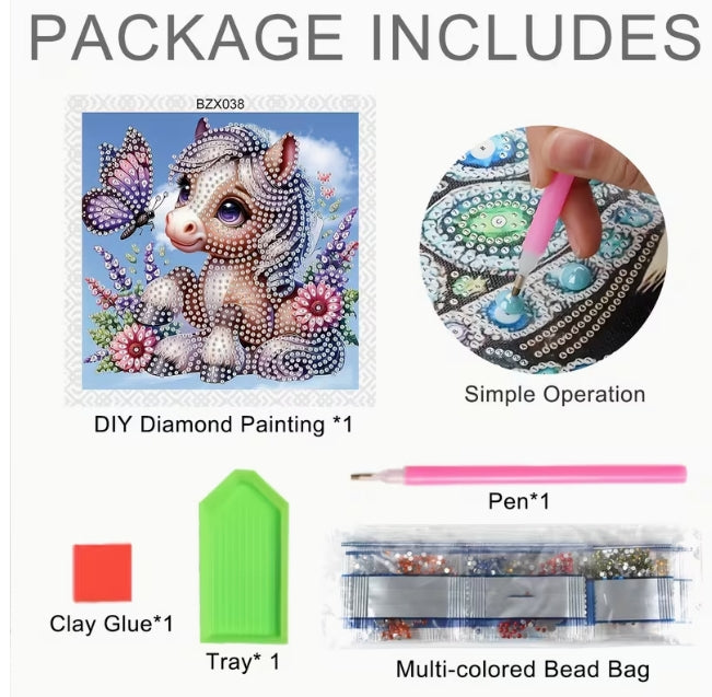 Diamond Painting Kit 17by17 (6.69in x 6.69in)