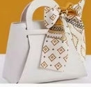 Mini Tote with Scarf Bow