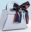 Mini Tote with Scarf Bow