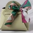 Mini Tote with Scarf Bow