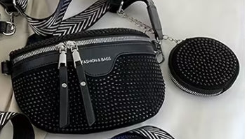 Rhinestone Chest Bag