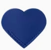 Leather PU Heart Shaped Bookmarks