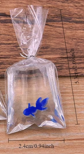 Fish Acrylic Bag Earring & Necklace Set
