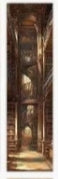 Vintage Stacked Books Floral Reading Bookmark