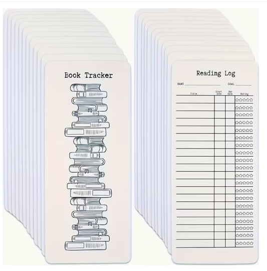 Reading Journal and Book Tracking Bookmarks