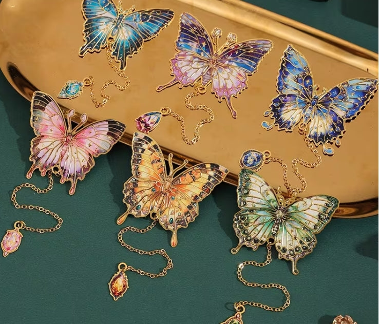 Retro Butterfly Bookmark