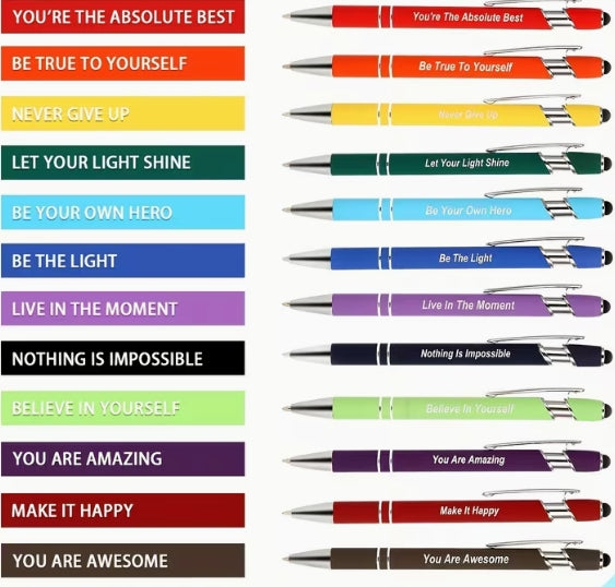 Inspirational Ball Point-Stylus Pen