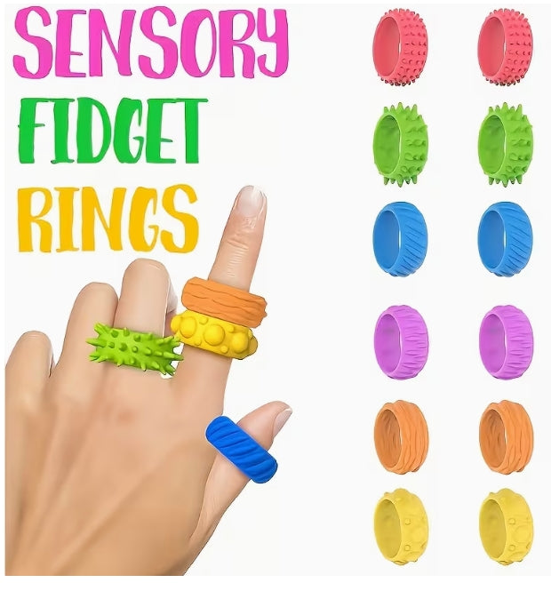Silicone Fingertip Fidget Ring