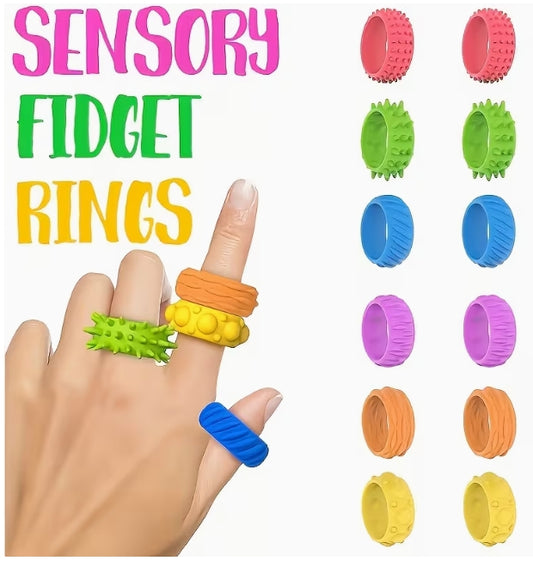 Silicone Fingertip Fidget Ring