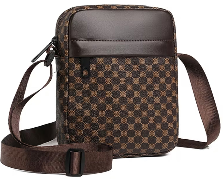 The Square Messenger cross body Bag with matching wallet