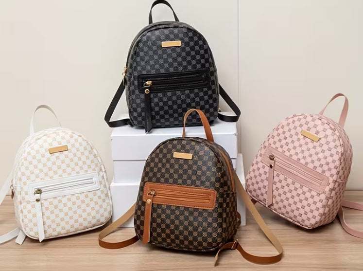 Trendy Women's Circular Pattern Backpack