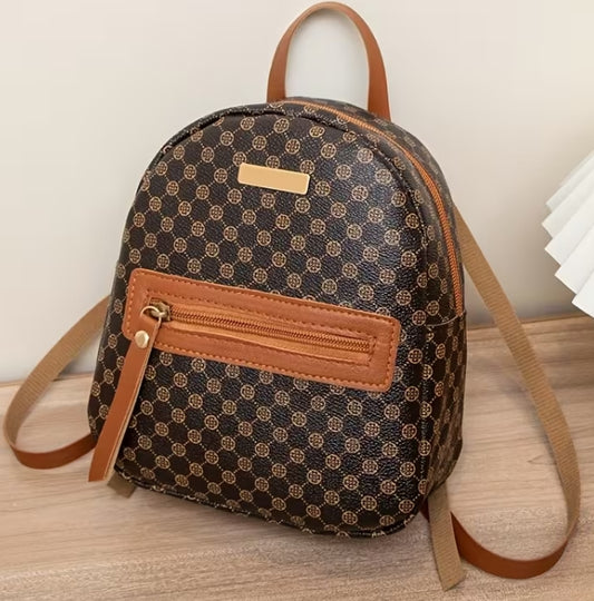 Trendy Women's Circular Pattern Backpack