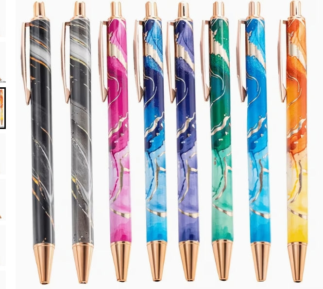 High End Signature Marbled Pen