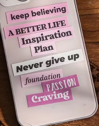 Scrapbook Quote Sticker Sheet