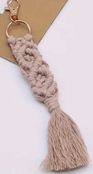 Handwoven Tassel Long Keychain