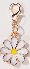 Daisy Flower keychain Charm