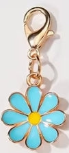 Daisy Flower keychain Charm