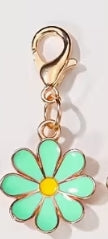 Daisy Flower keychain Charm