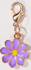 Daisy Flower keychain Charm